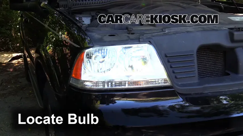 2003 Lincoln Aviator 4.6L V8 Luces Luz de estacionamiento (reemplazar foco)